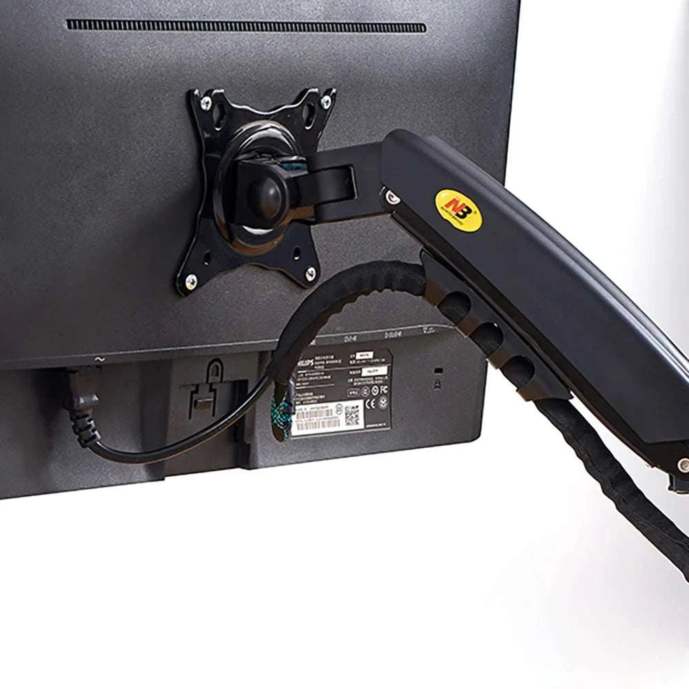 NB F80 Desktop Gas Spring 17-30" LCD LED Monitor Holder Mount Arm Full Motion Display Stand Loading 2-9 Kgs
