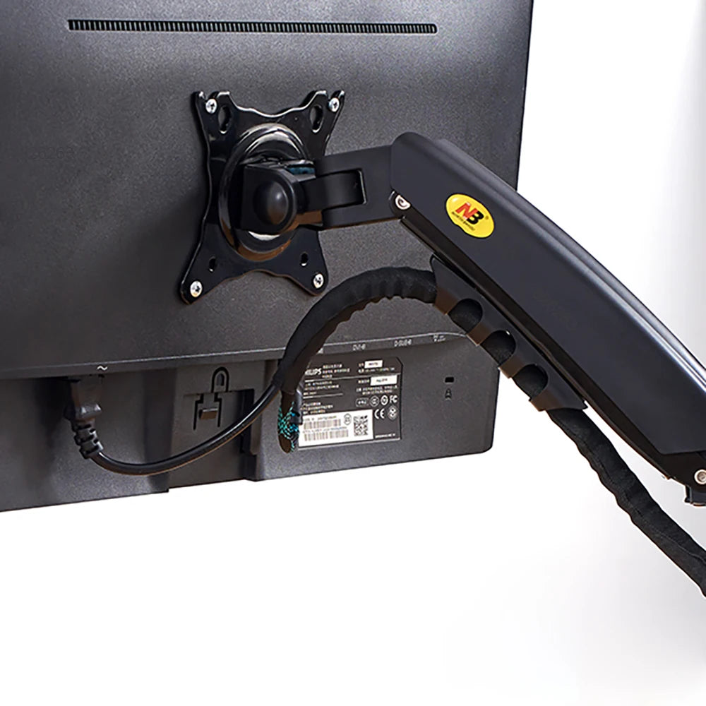 NB F80 Desktop Gas Spring 17-30" LCD LED Monitor Holder Mount Arm Full Motion Display Stand Loading 2-9 Kgs