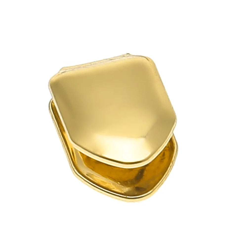 GUCY New Hip Hop Single Tooth Grillz Cap Top & Bottom Grill