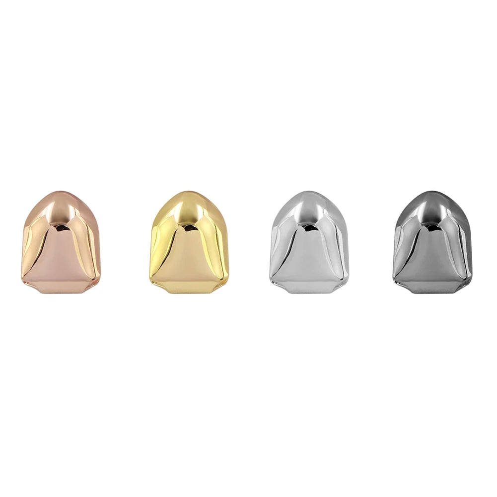 GUCY New Hip Hop Single Tooth Grillz Cap Top & Bottom Grill
