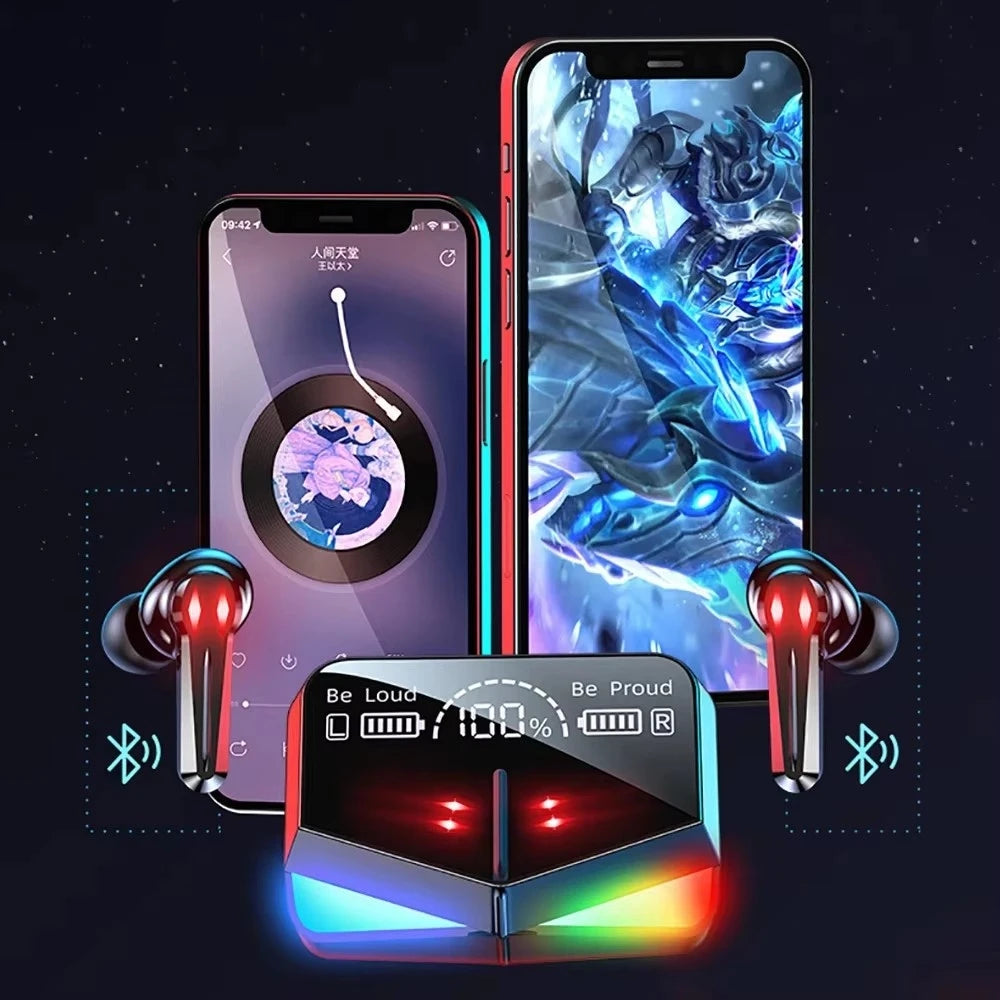 Original M28 Wireless Headphones Bluetooth 5.3 Earphones sport Earbuds Headset With Mic Charging box Headphones For smartphones