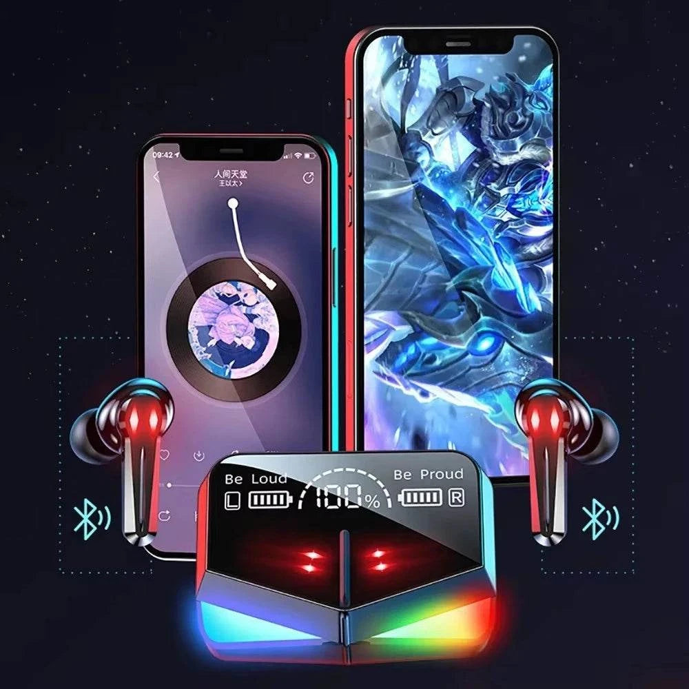 M28 Wireless Bluetooth 5.3 Earbuds with Mic & Charging Case – Sport In-Ear Headphones for Smartphones