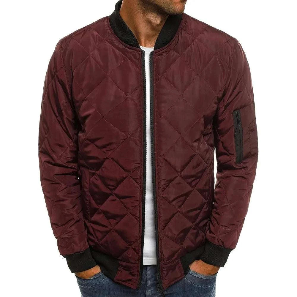 British Style Men's Cotton Jacket Thick and Warm No Ironing Cotton Jacket Fashionable Cardigan Design Casual Cotton Jacket