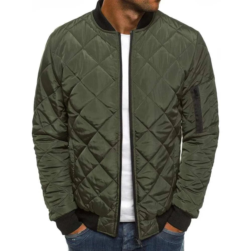 British Style Men's Cotton Jacket Thick and Warm No Ironing Cotton Jacket Fashionable Cardigan Design Casual Cotton Jacket