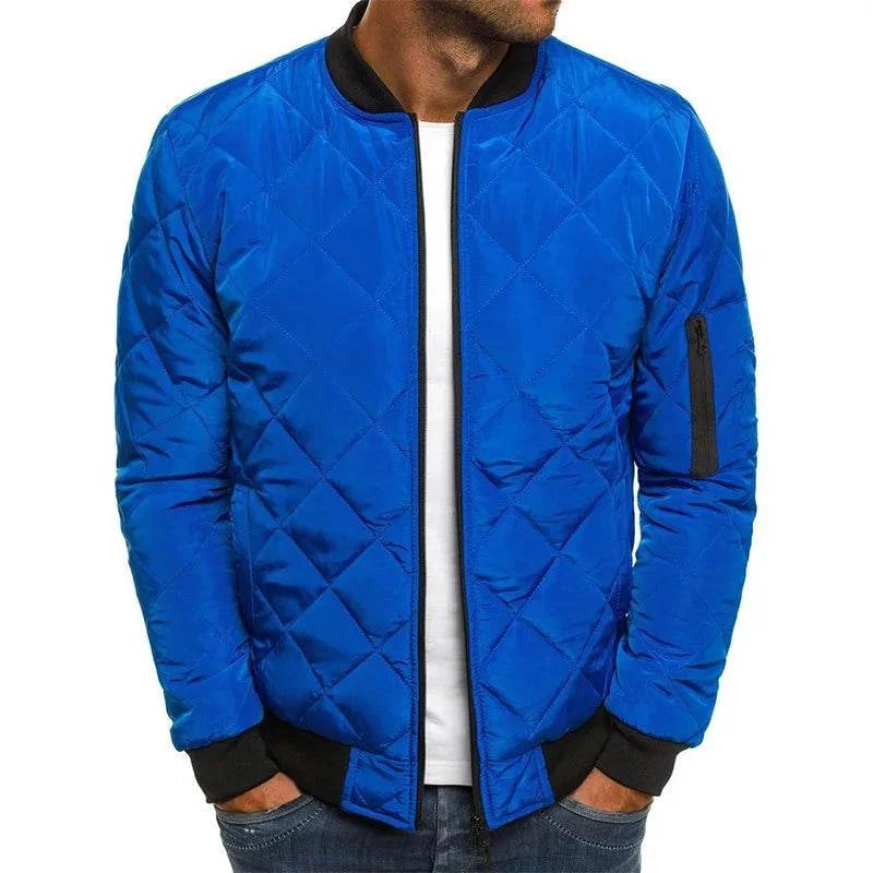 British Style Men's Cotton Jacket Thick and Warm No Ironing Cotton Jacket Fashionable Cardigan Design Casual Cotton Jacket