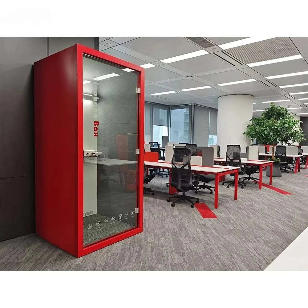 Modern Office Furniture Home Pod Portable Studio Work Sound Proof Mobile Soundproof Single Person Office Pods