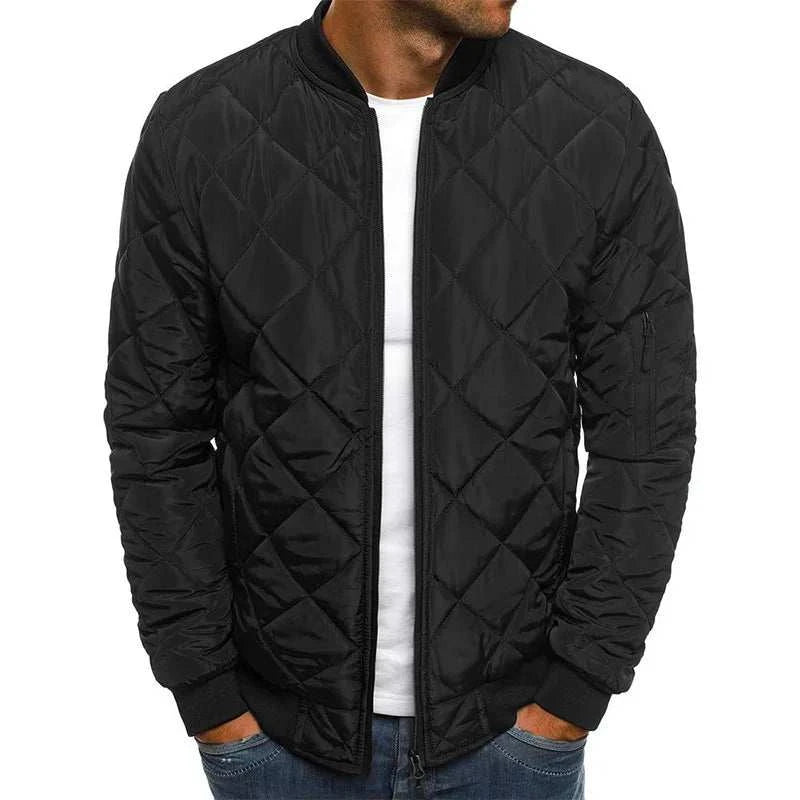 British Style Men's Cotton Jacket Thick and Warm No Ironing Cotton Jacket Fashionable Cardigan Design Casual Cotton Jacket