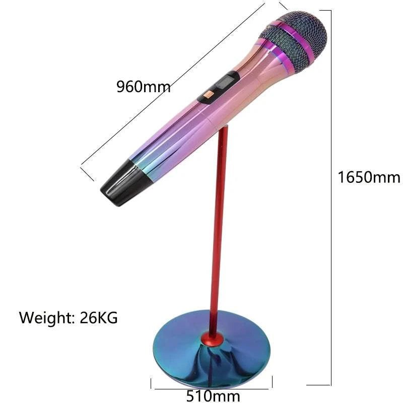 Giant oversized microphone wireless club KTV dedicated bar hall extra large floor