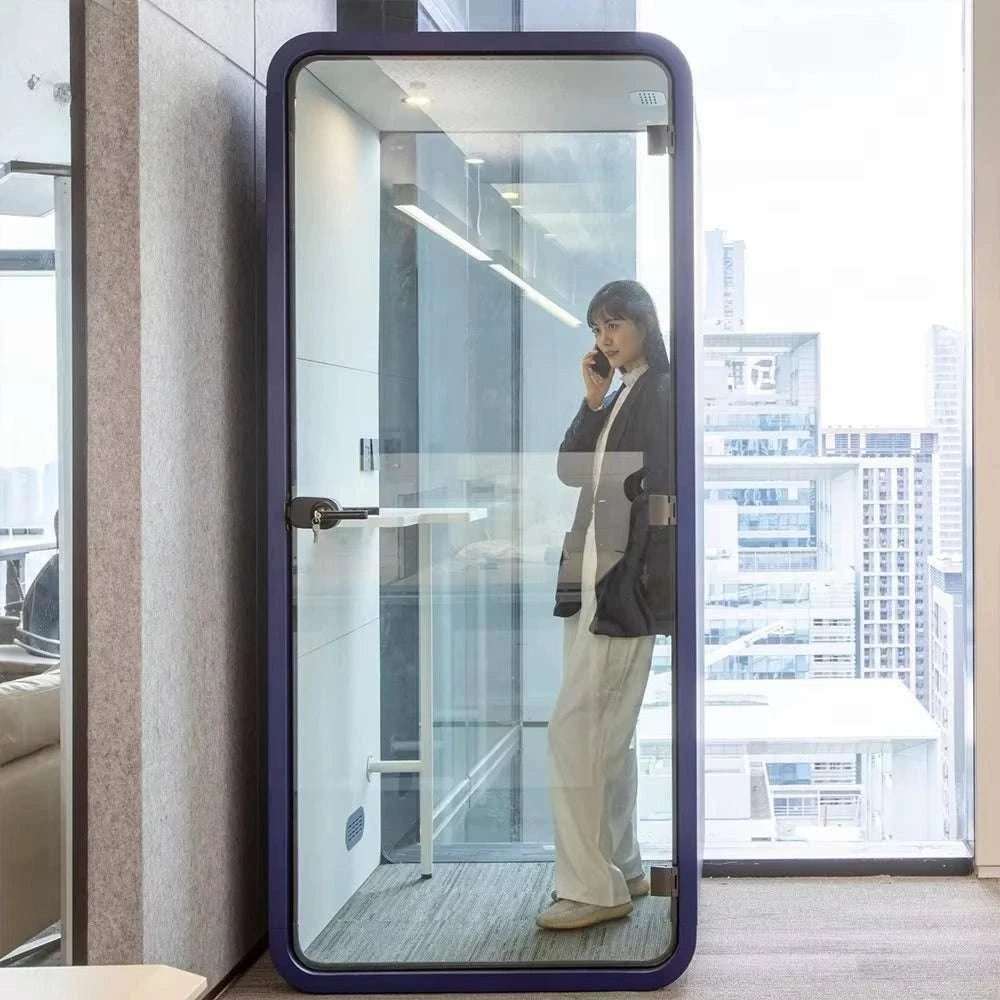 Modern Office Furniture Home Pod Portable Studio Work Sound Proof Mobile Soundproof Single Person Office Pods