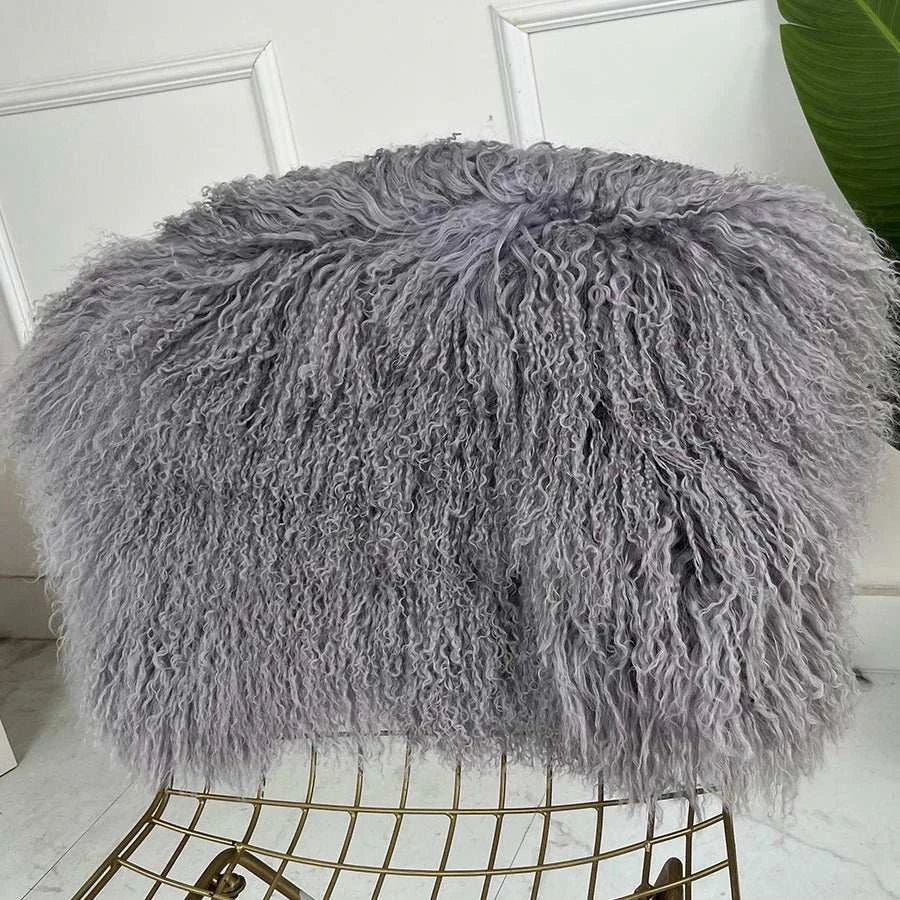 Women's Jacket Cropped Lamb Fur Bolero Jacket Real Mongolian Sheep Fur Coat Luxury Warm New Arrivals