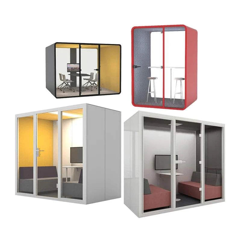 Modern Office Furniture Home Pod Portable Studio Work Sound Proof Mobile Soundproof Single Person Office Pods