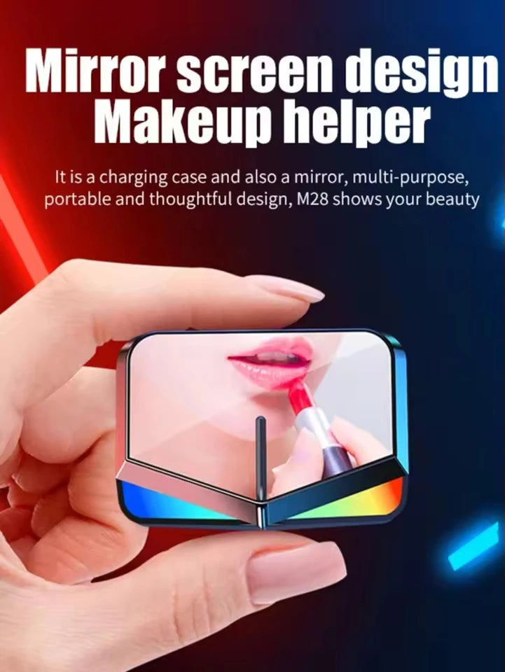 Original M28 Wireless Headphones Bluetooth 5.3 Earphones sport Earbuds Headset With Mic Charging box Headphones For smartphones