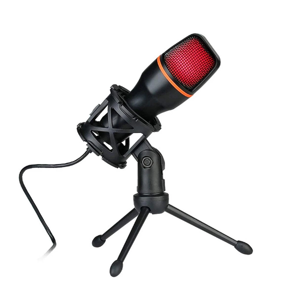 Professional Studio USB Microphone for PC Streaming Gaming YouTube Video Singing Gaming Recording PS4 RGB