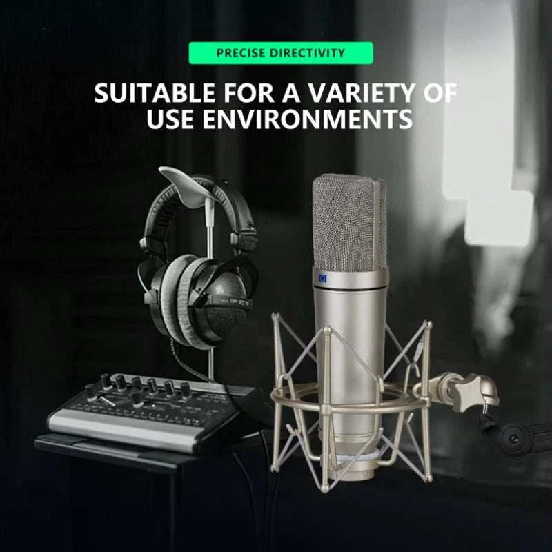 Elevate Your Sound: Professional Metal Condenser Microphone for Studio Recording, Gaming, and Streaming