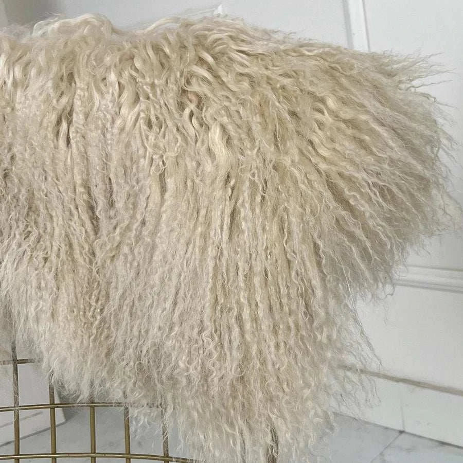 Women's Jacket Cropped Lamb Fur Bolero Jacket Real Mongolian Sheep Fur Coat Luxury Warm New Arrivals
