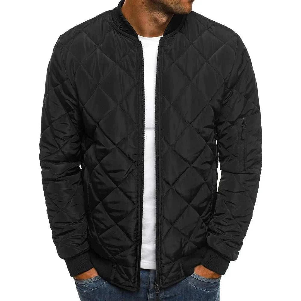 British Style Men's Cotton Jacket Thick and Warm No Ironing Cotton Jacket Fashionable Cardigan Design Casual Cotton Jacket
