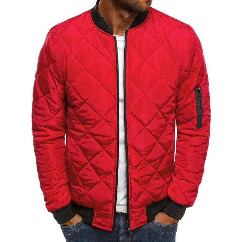 British Style Men's Cotton Jacket Thick and Warm No Ironing Cotton Jacket Fashionable Cardigan Design Casual Cotton Jacket