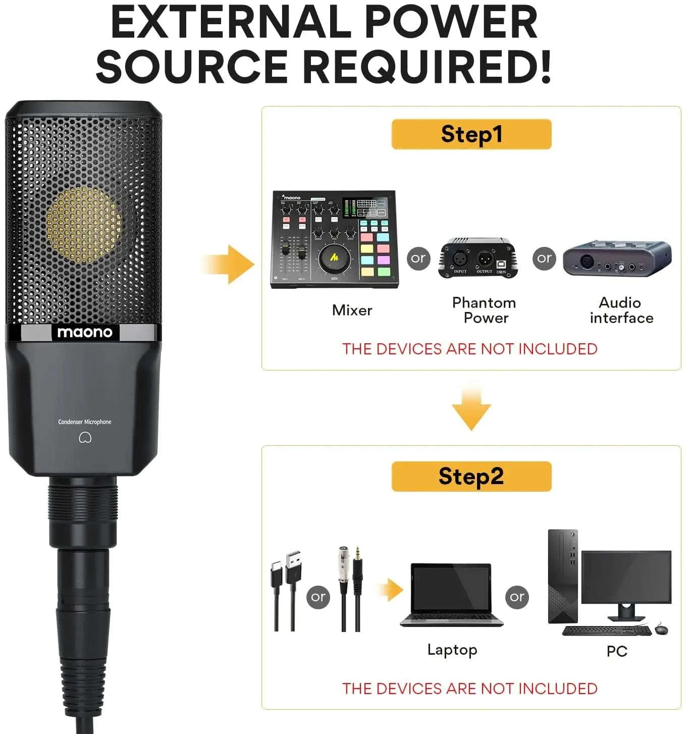 Unleash Your Creativity with the PM500T XLR Condenser Microphone - Perfect for Recording, Podcasting, Streaming, and DJing!
